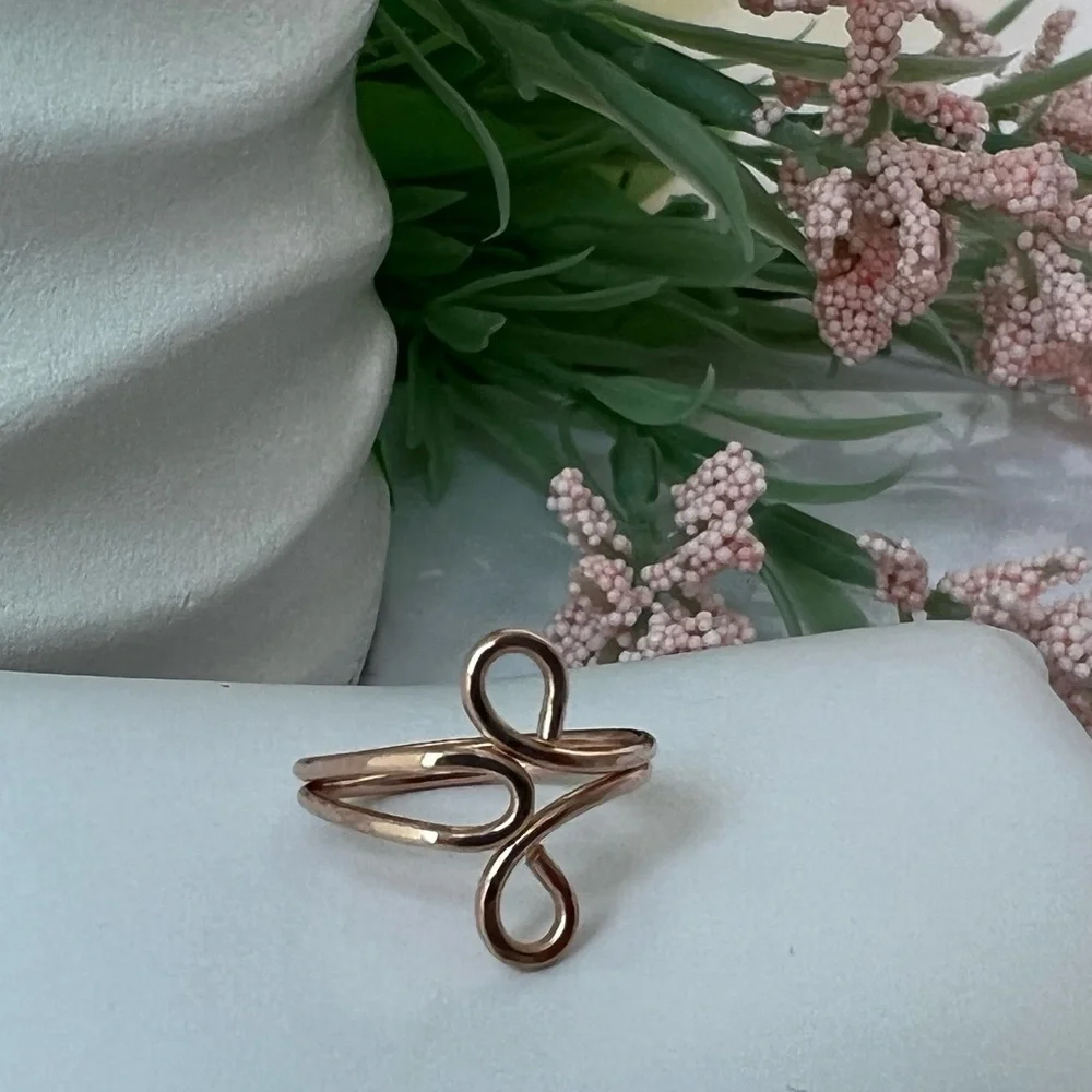 14k Rose Gold Filled Toe Ring or Knuckle Ring